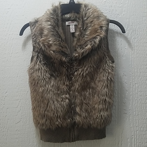 ARIZONA JEAN CO Fur Vest - Picture 1 of 3